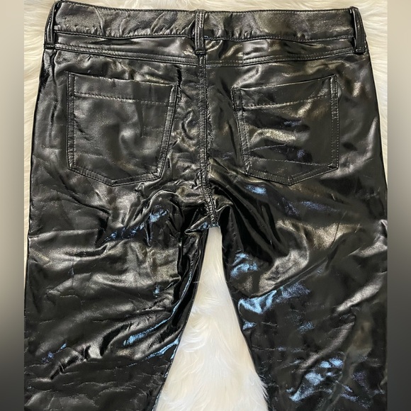 Daang Goodman Tripp NYC Black Pants Size 30/11 PVC Vinyl **FLAWS SEE PHOTOS** - Picture 5 of 12